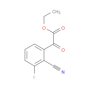 ethyl 2-(2-cyano-3-fluorophenyl)-2-oxoacetate