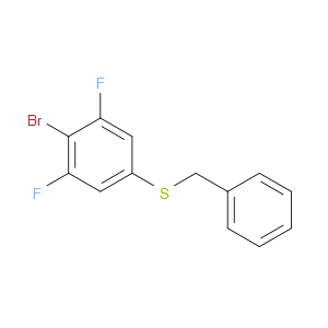 benzyl(4-bromo-3,5-difluorophenyl)sulfane