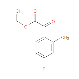 ethyl 2-(4-fluoro-2-methylphenyl)-2-oxoacetate