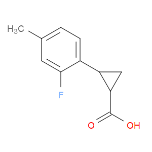 Cyclopropanecarboxylic acid, 2-(2-fluoro-4-methylphenyl)-