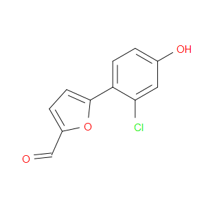 5-(2-Chloro-4-hydroxyphenyl)-2-furancarboxaldehyde