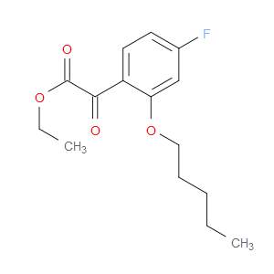 ethyl 2-(4-fluoro-2-(pentyloxy)phenyl)-2-oxoacetate