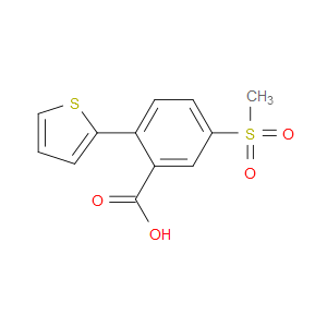 5-(Methylsulfonyl)-2-(2-thienyl)benzoic acid