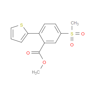 Methyl 5-(methylsulfonyl)-2-(2-thienyl)benzoate