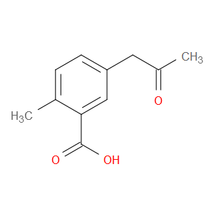Benzoic acid, 2-methyl-5-(2-oxopropyl)-
