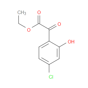 ethyl 2-(4-chloro-2-hydroxyphenyl)-2-oxoacetate