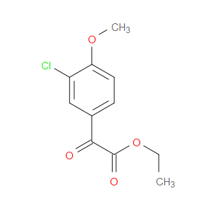 ethyl 2-(3-chloro-4-methoxyphenyl)-2-oxoacetate