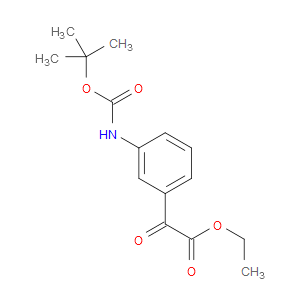 ethyl 2-(3-((tert-butoxycarbonyl)amino)phenyl)-2-oxoacetate