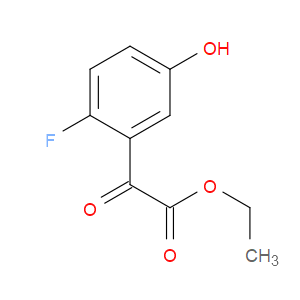 ethyl 2-(2-fluoro-5-hydroxyphenyl)-2-oxoacetate