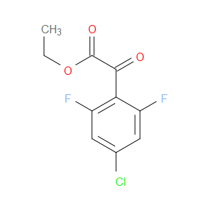 ethyl 2-(4-chloro-2,6-difluorophenyl)-2-oxoacetate