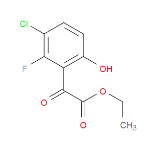 ethyl 2-(3-chloro-2-fluoro-6-hydroxyphenyl)-2-oxoacetate
