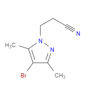 3-(4-bromo-3,5-dimethyl-1H-pyrazol-1-yl)propanenitrile