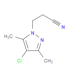 3-(4-chloro-3,5-dimethyl-1H-pyrazol-1-yl)propanenitrile