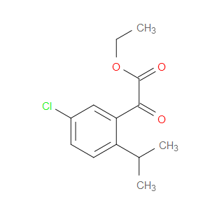 ethyl 2-(5-chloro-2-isopropylphenyl)-2-oxoacetate