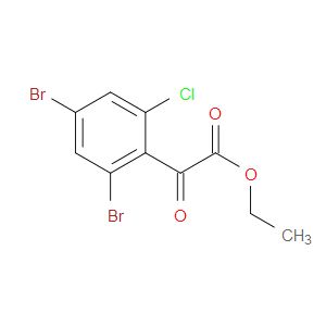 ethyl 2-(2,4-dibromo-6-chlorophenyl)-2-oxoacetate