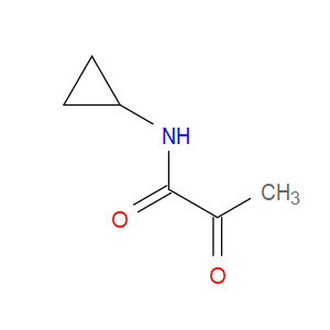 N-Cyclopropyl-2-oxopropanamide