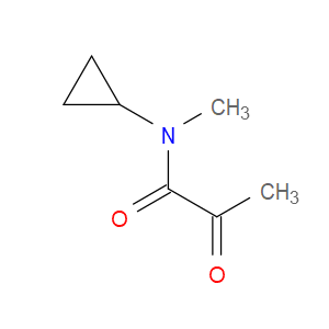 N-Cyclopropyl-N-methyl-2-oxopropanamide