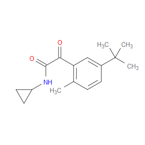 N-Cyclopropyl-5-(1,1-dimethylethyl)-2-methyl-α-oxobenzeneacetamide
