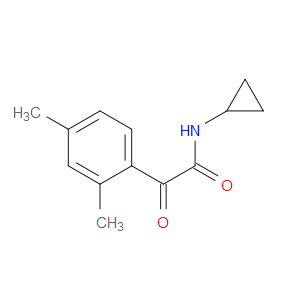 N-Cyclopropyl-2,4-dimethyl-α-oxobenzeneacetamide