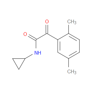 N-Cyclopropyl-2,5-dimethyl-α-oxobenzeneacetamide