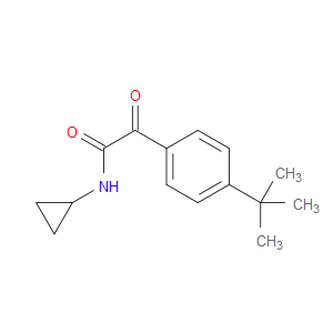 N-Cyclopropyl-4-(1,1-dimethylethyl)-α-oxobenzeneacetamide