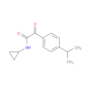 N-Cyclopropyl-4-(1-methylethyl)-α-oxobenzeneacetamide