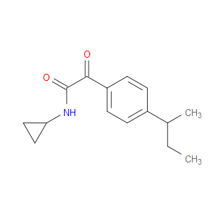 N-Cyclopropyl-4-(1-methylpropyl)-α-oxobenzeneacetamide