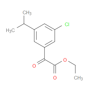 ethyl 2-(3-chloro-5-isopropylphenyl)-2-oxoacetate