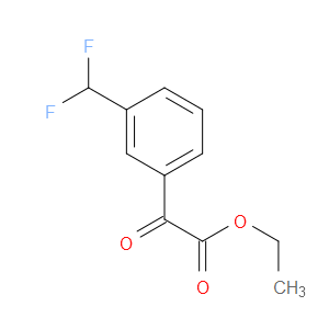 ethyl 2-(3-(difluoromethyl)phenyl)-2-oxoacetate