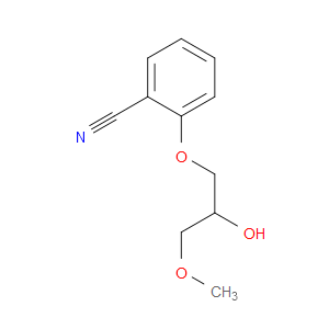 Benzonitrile, 2-(2-hydroxy-3-methoxypropoxy)-