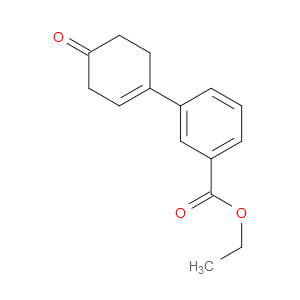 Benzoic acid, 3-(4-oxo-1-cyclohexen-1-yl)-, ethyl ester