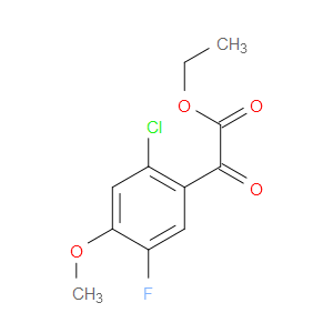 ethyl 2-(2-chloro-5-fluoro-4-methoxyphenyl)-2-oxoacetate