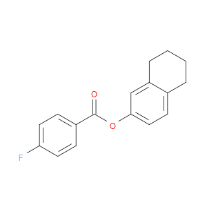 5,6,7,8-Tetrahydro-2-naphthalenyl 4-fluorobenzoate
