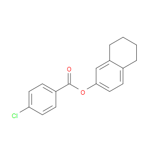 5,6,7,8-Tetrahydro-2-naphthalenyl 4-chlorobenzoate