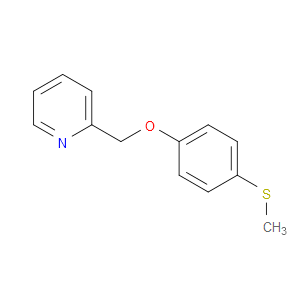 2-((4-(methylthio)phenoxy)methyl)pyridine