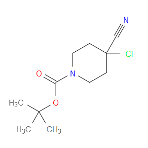 tert-butyl 4-chloro-4-cyanopiperidine-1-carboxylate