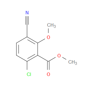 methyl 6-chloro-3-cyano-2-methoxybenzoate