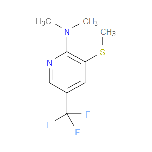 N,N-dimethyl-3-(methylthio)-5-(trifluoromethyl)pyridin-2-amine