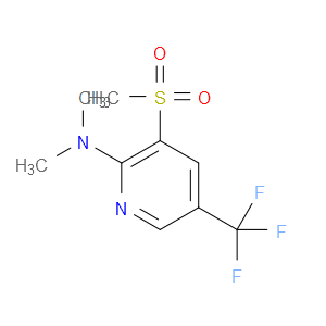 N,N-dimethyl-3-(methylsulfonyl)-5-(trifluoromethyl)pyridin-2-amine