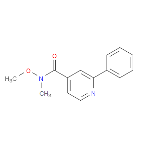 N-methoxy-N-methyl-2-phenylisonicotinamide