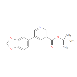 1,1-Dimethylethyl 5-(1,3-benzodioxol-5-yl)-3-pyridinecarboxylate
