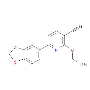 6-(1,3-Benzodioxol-5-yl)-2-ethoxy-3-pyridinecarbonitrile