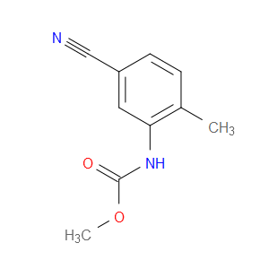 Carbamic acid, (5-cyano-2-methylphenyl)-, methyl ester