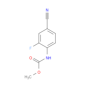 Carbamic acid, (4-cyano-2-fluorophenyl)-, methyl ester