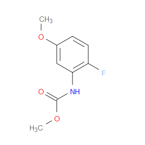 Carbamic acid, (2-fluoro-5-methoxyphenyl)-, methyl ester