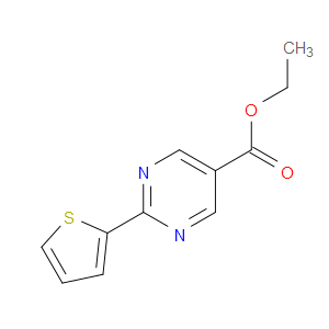 Ethyl 2-(2-thienyl)-5-pyrimidinecarboxylate