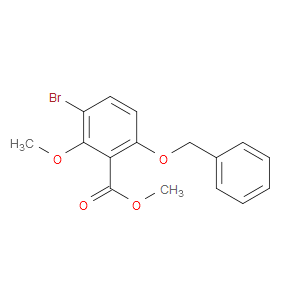 methyl 6-(benzyloxy)-3-bromo-2-methoxybenzoate