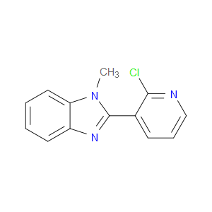 2-(2-Chloro-3-pyridinyl)-1-methyl-1H-benzimidazole