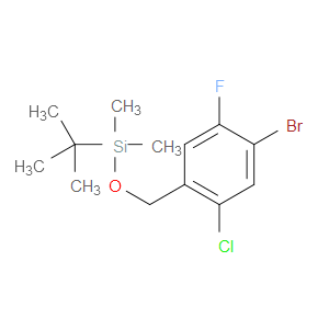 ((4-bromo-2-chloro-5-fluorobenzyl)oxy)(tert-butyl)dimethylsilane