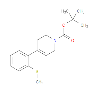 tert-butyl 4-(2-(methylthio)phenyl)-5,6-dihydropyridine-1(2H)-carboxylate